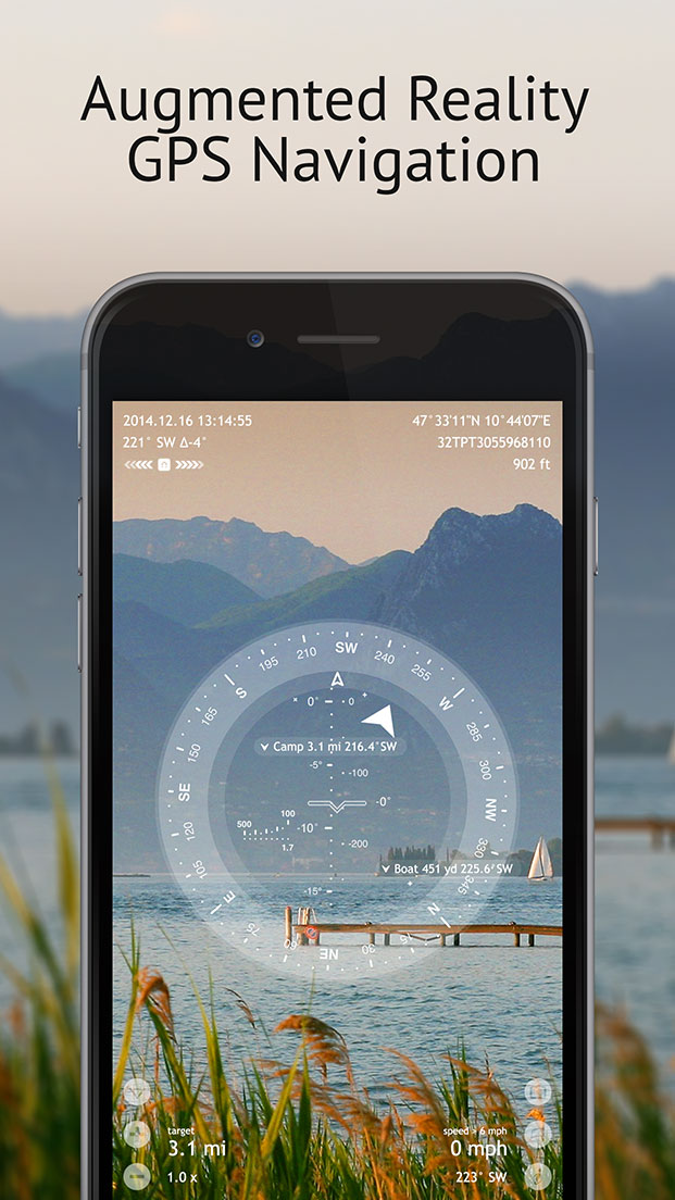 Spyglass – Best Augmented Reality Compass, Maps and GPS Navigator for iPad, iOS and Android | Happymagenta