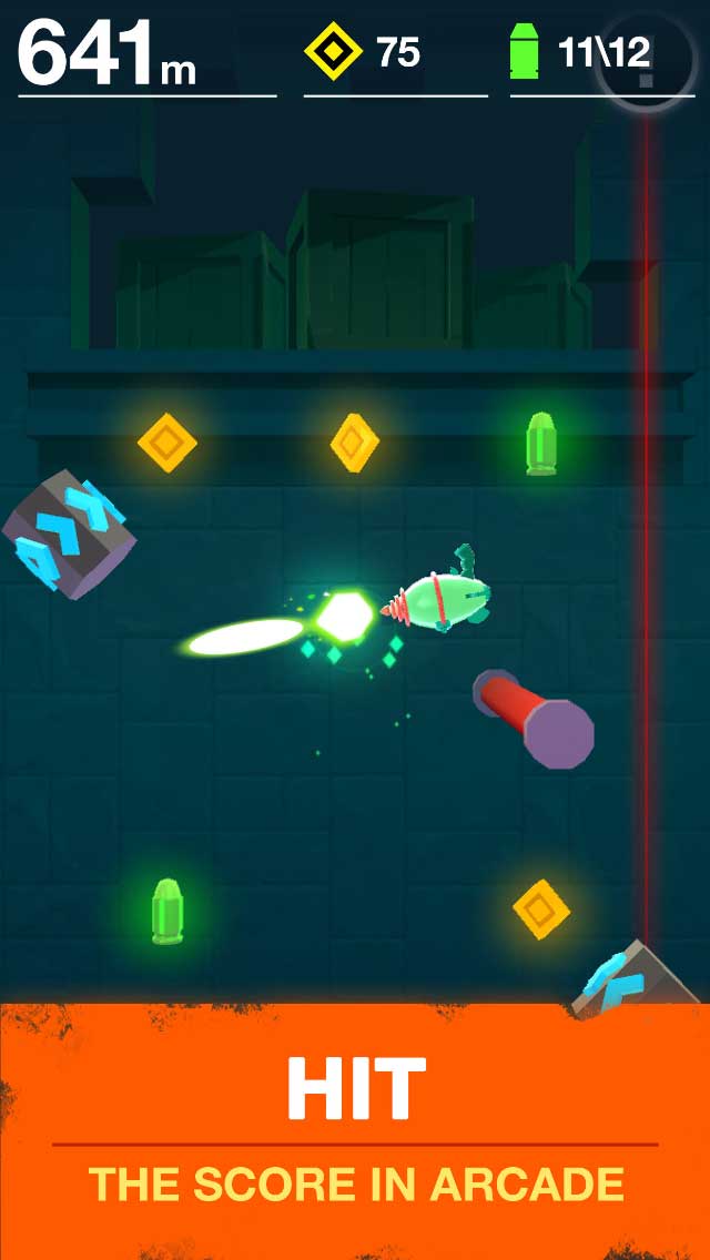 Tap Guns Arcade Game for iPhone, iPad, iOS and Android